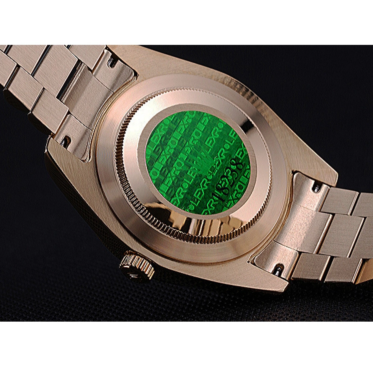 Aaa replica watch Bracelet 622546 Dial White Gold Day-Date Rolex 0823